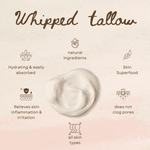 Grass fed Pure 100% Whipped Tallow Cream - Gloryglowbaby
