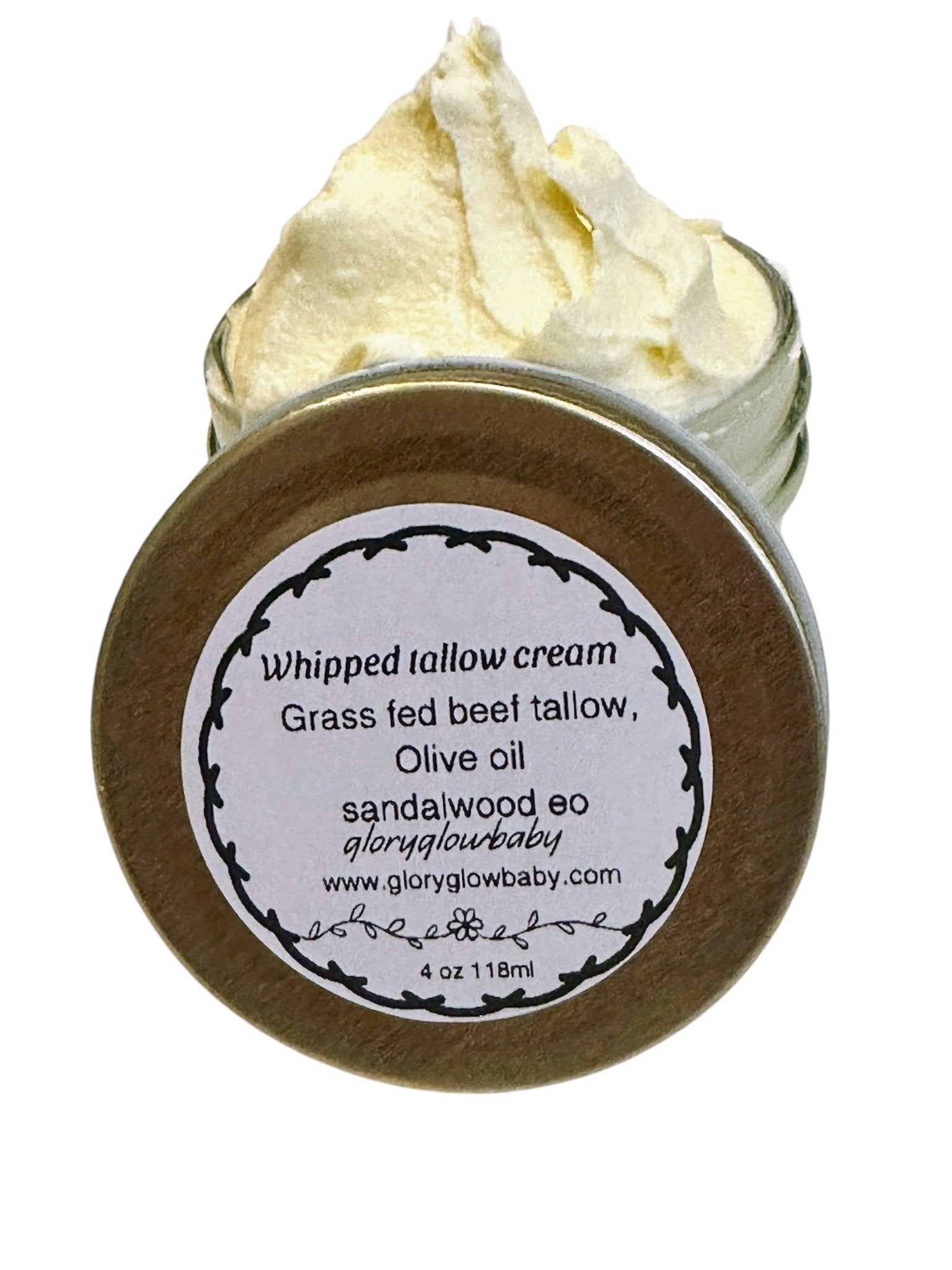 Grass fed Whipped Tallow Cream - Gloryglowbaby