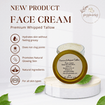 Premium Whipped Tallow Face Cream, 4oz - Gloryglowbaby