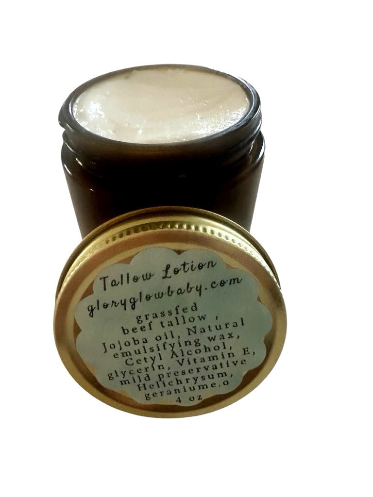 Tallow Lotion 4oz - Gloryglowbaby